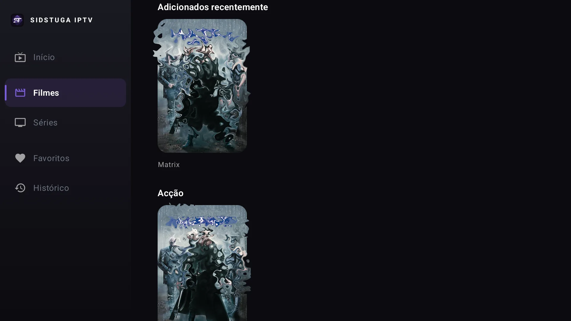 VOD films and series on Android TV